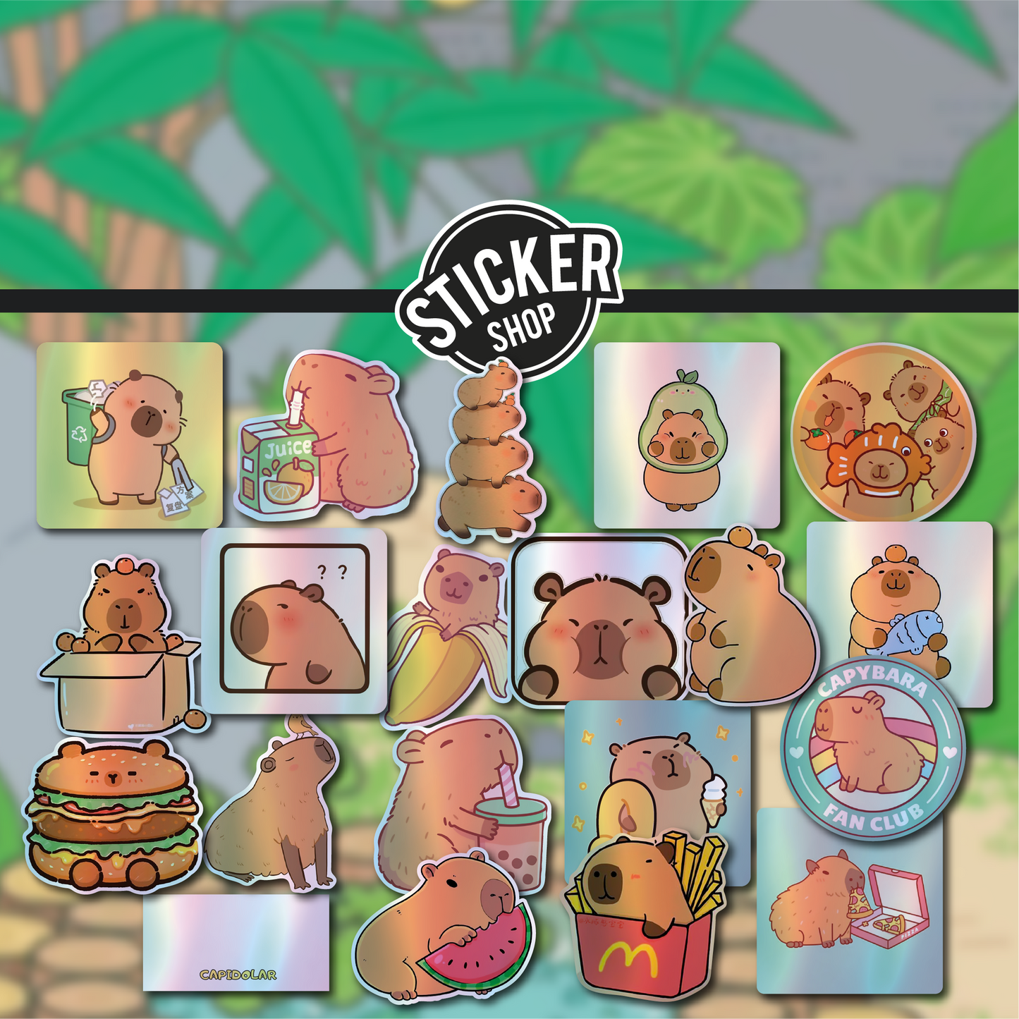 Pack de 20 stickers N39