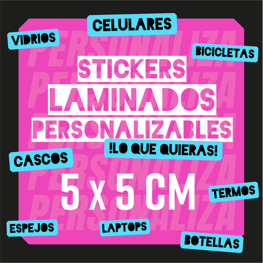 Etiquetas laminadas personalizables