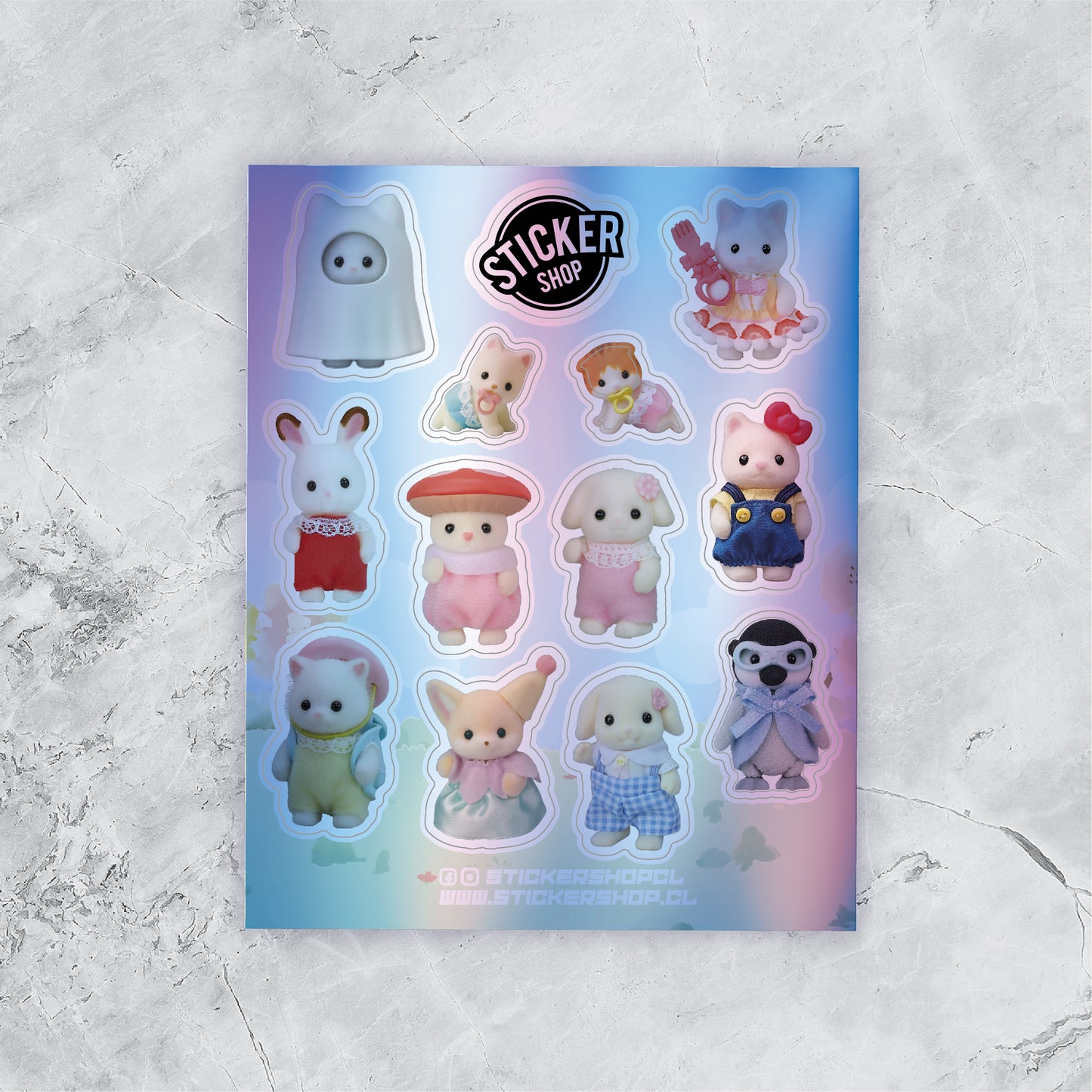 Lámina de Stickers L22