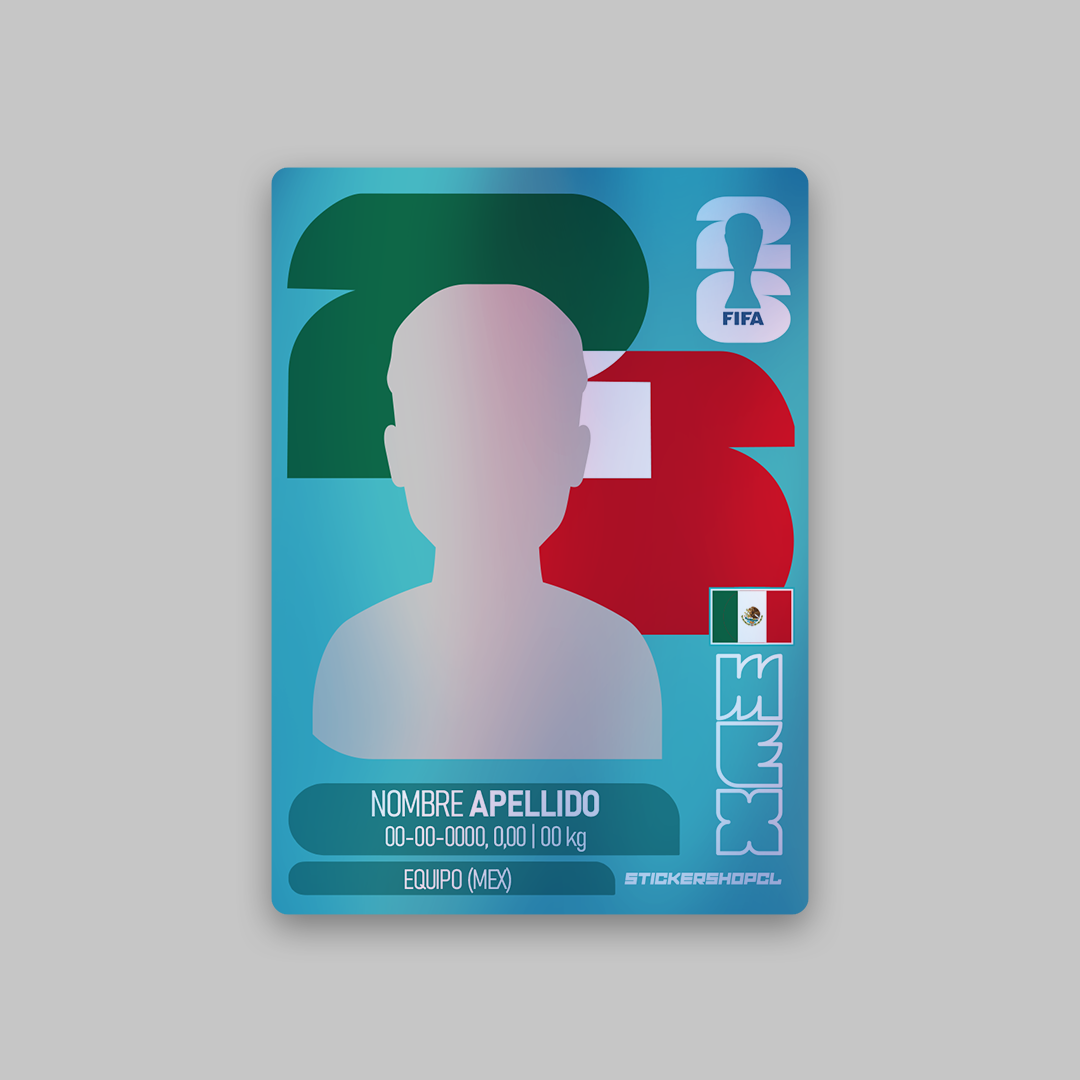 Lámina de FIFA 2026 Personalizable