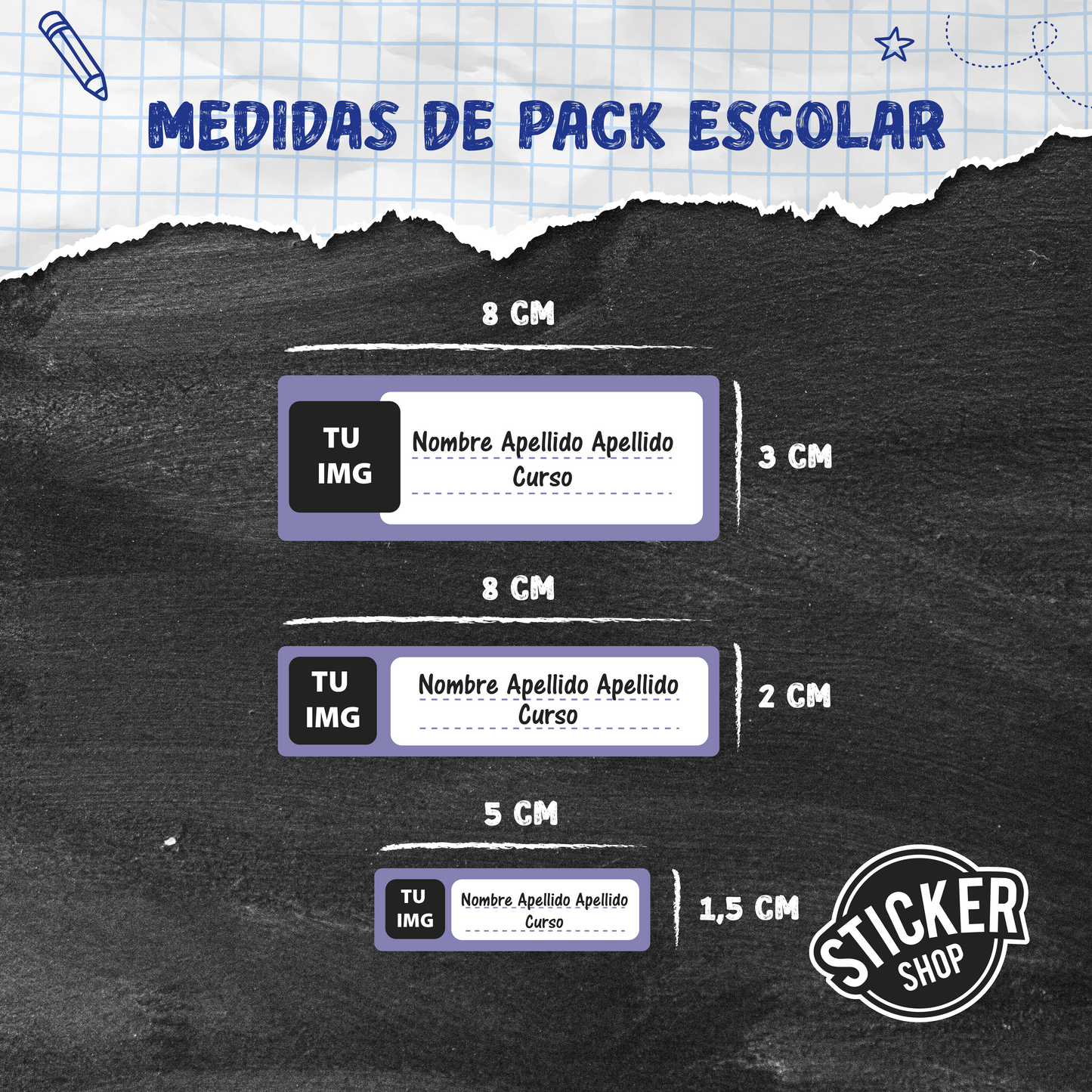 Pack Escolar Personalizado EP12