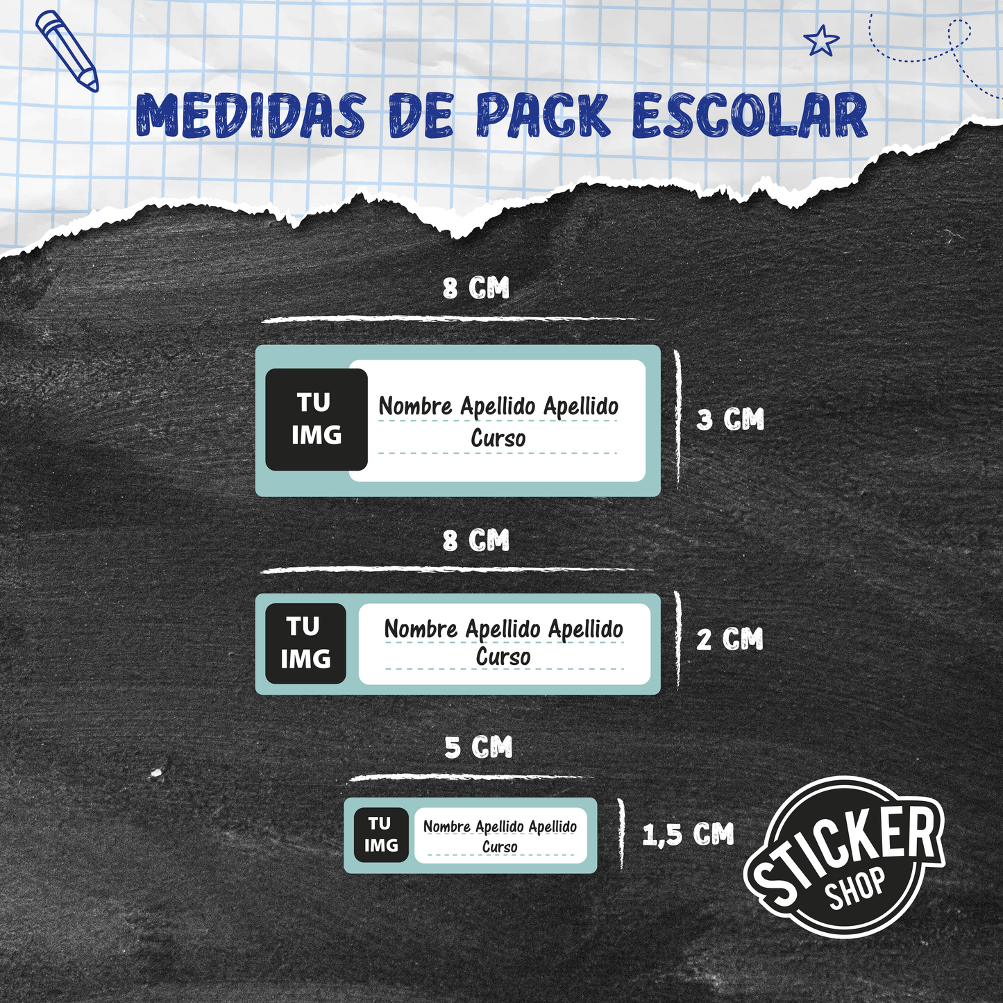 Pack Escolar Personalizado EP13
