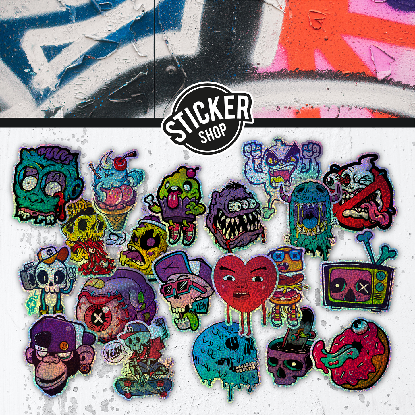 Pack de 20 stickers N40