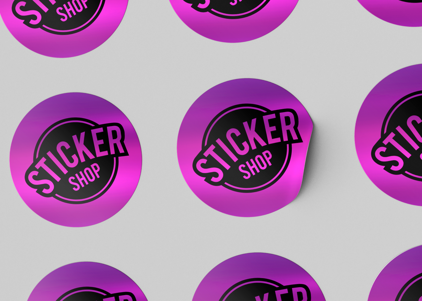 Stickers de vinilo morado metalizado