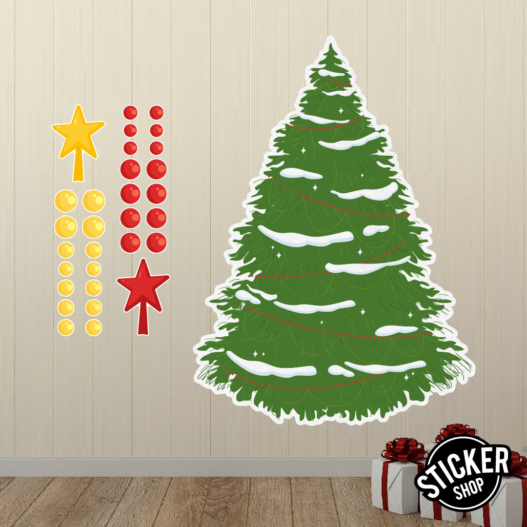 Sticker XL de Arbol Navideño 03