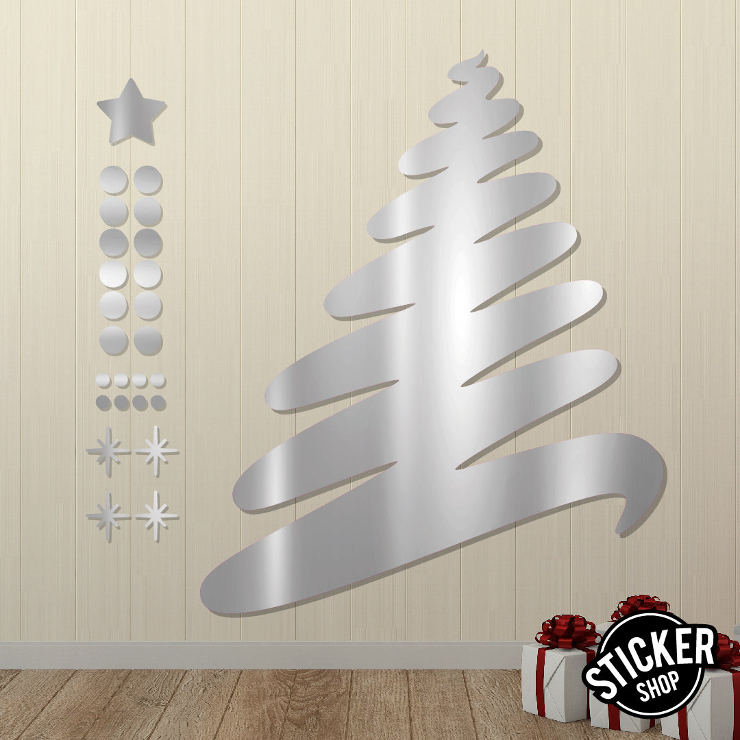 Sticker XL de Arbol Navideño 05