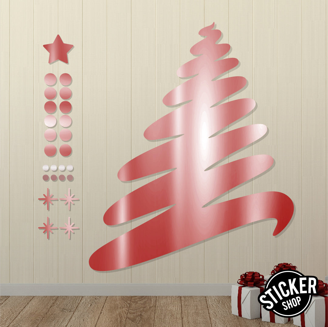Sticker XL de Arbol Navideño 05