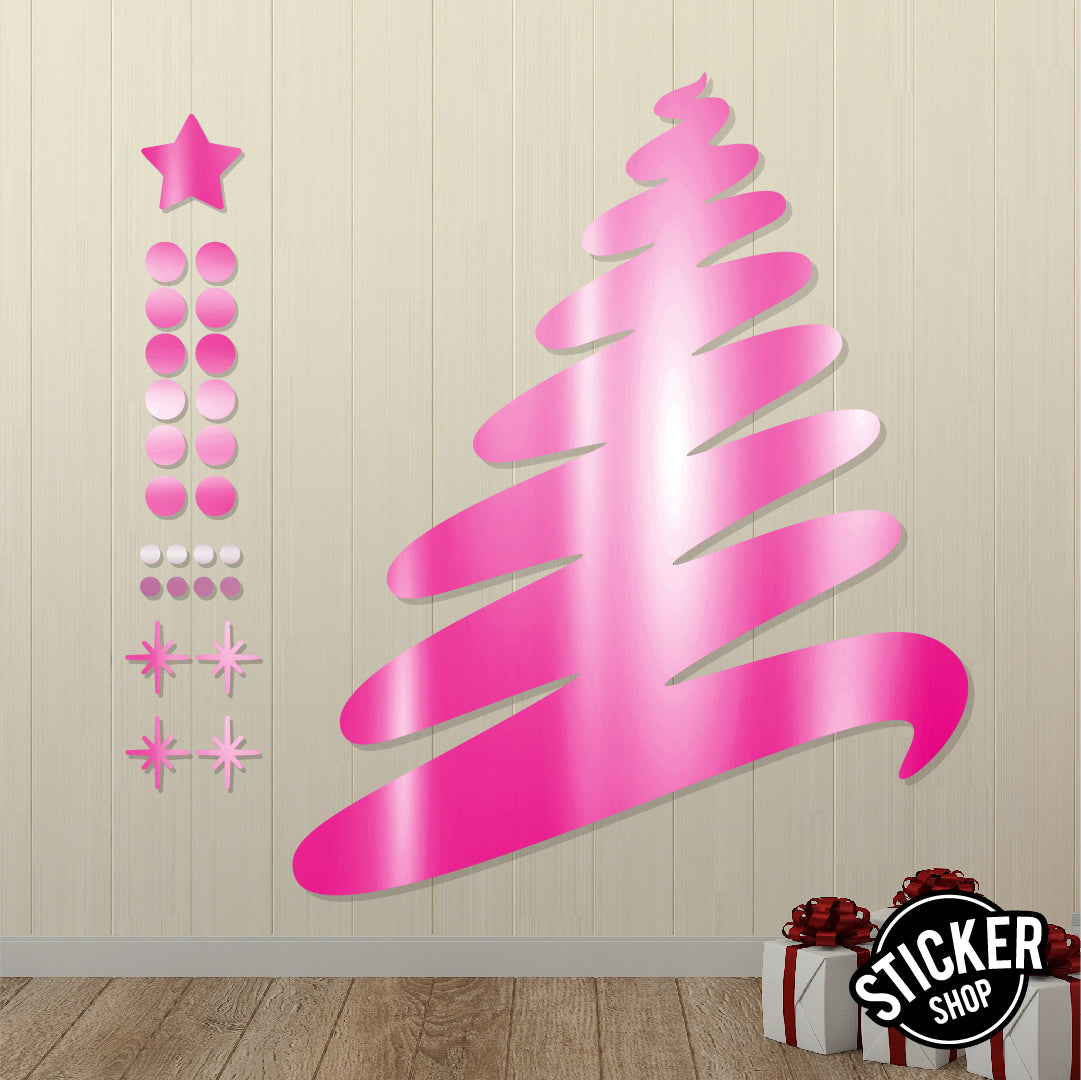 Sticker XL de Arbol Navideño 05