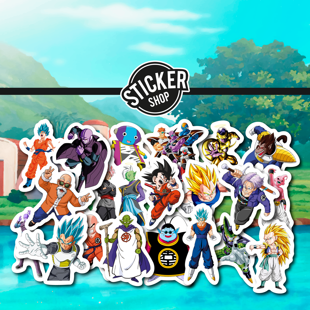 Pack de 20 stickers DBZ2