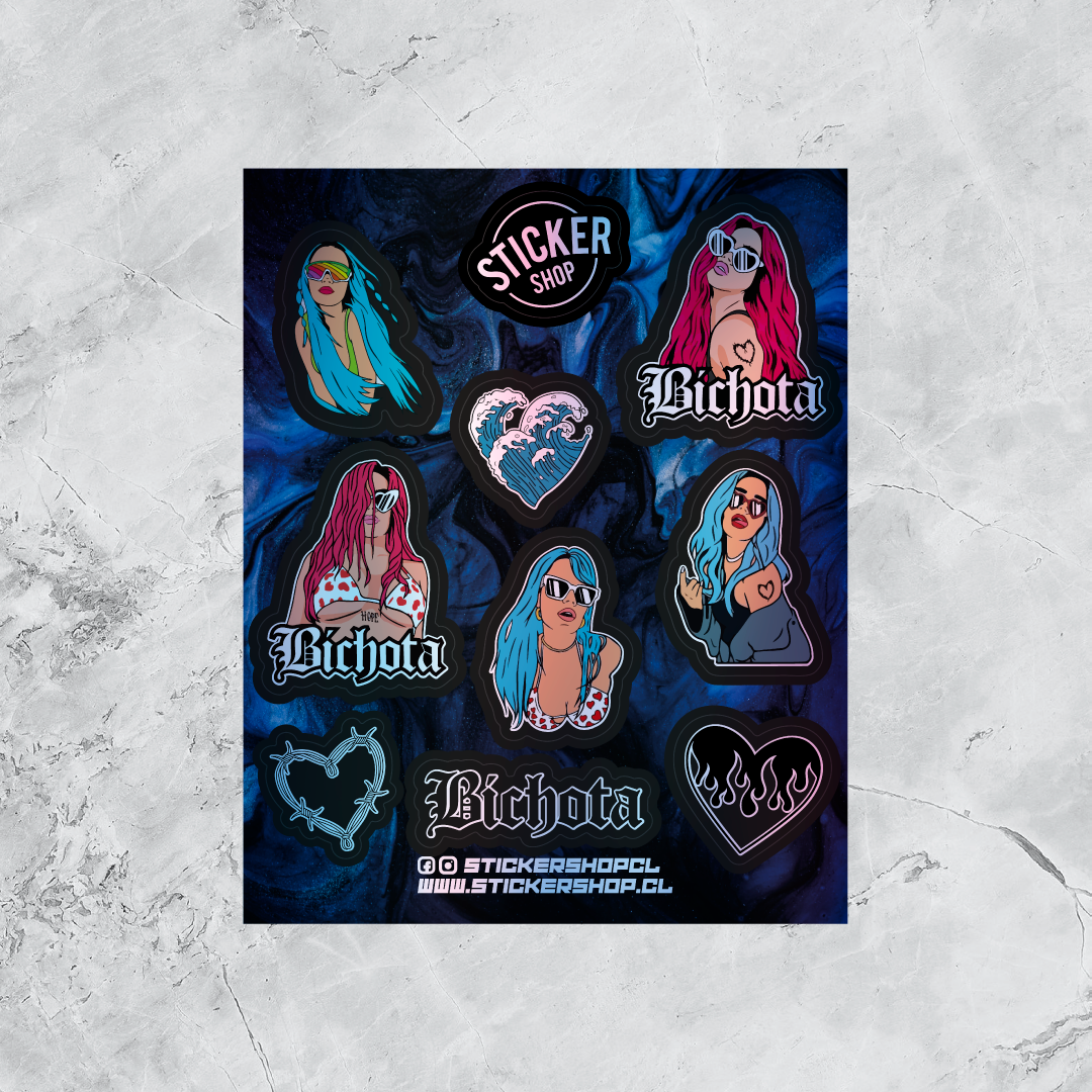 Lámina de Stickers L11