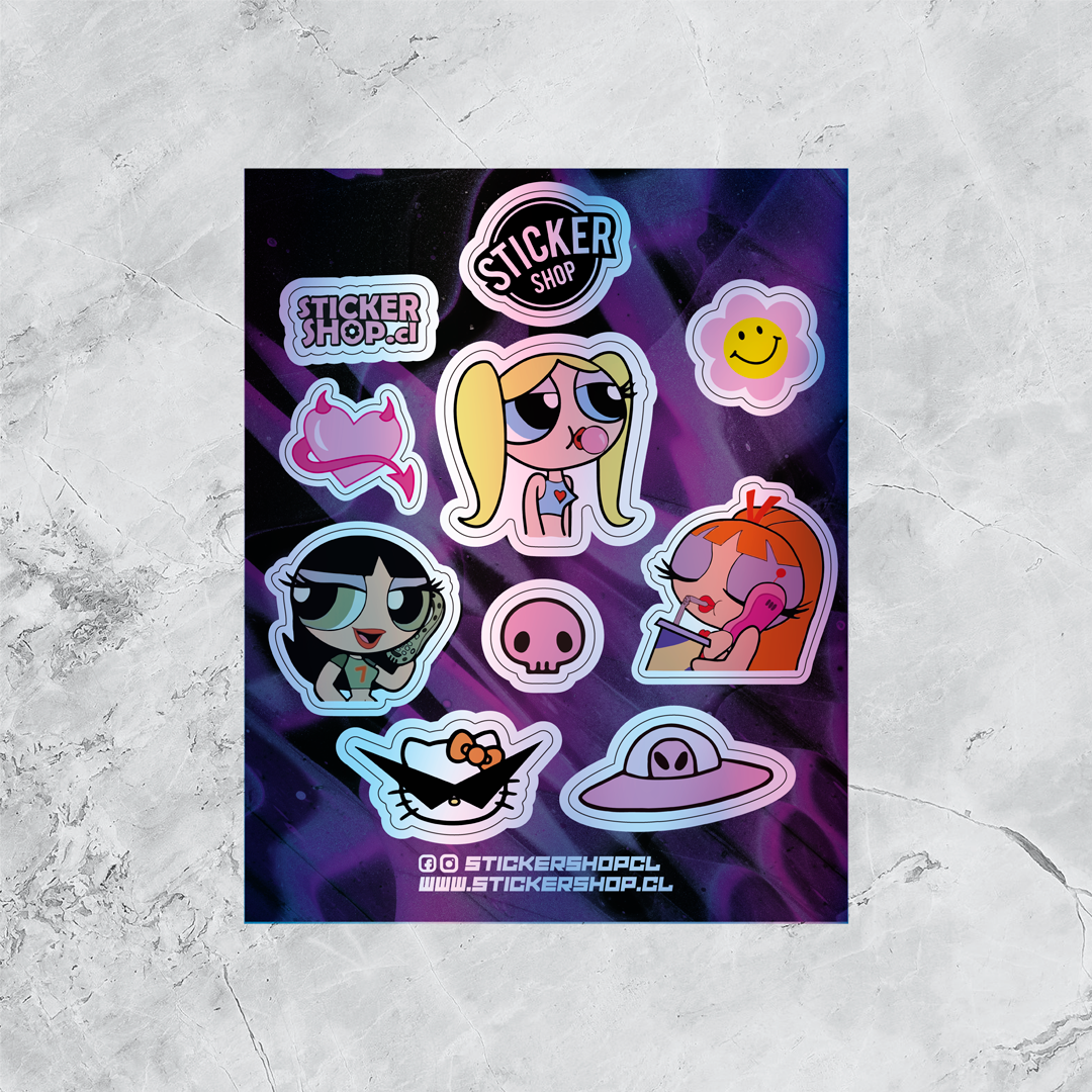 Lámina de Stickers L12