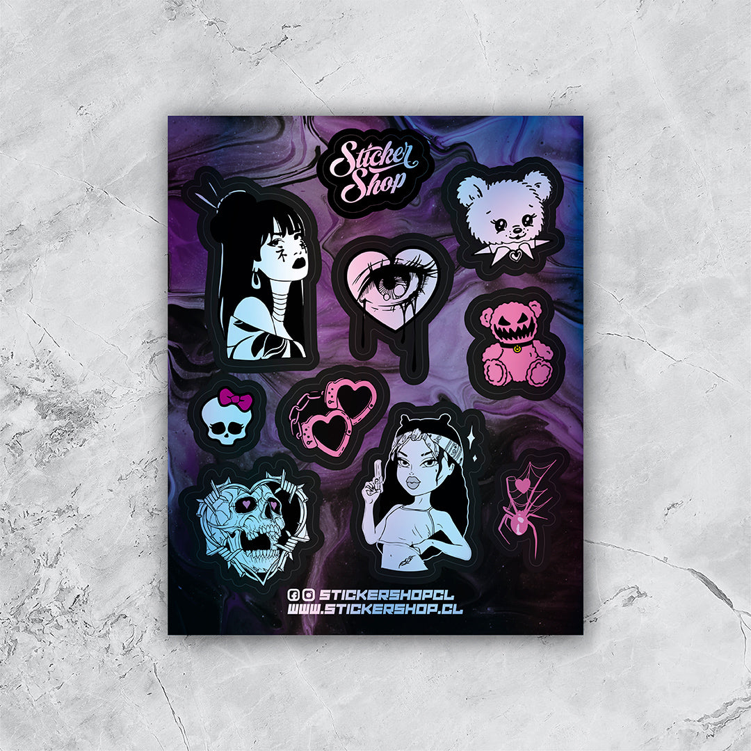 Lámina de Stickers L2