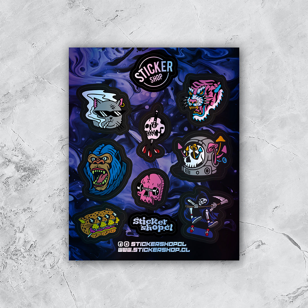 Lámina de Stickers L5