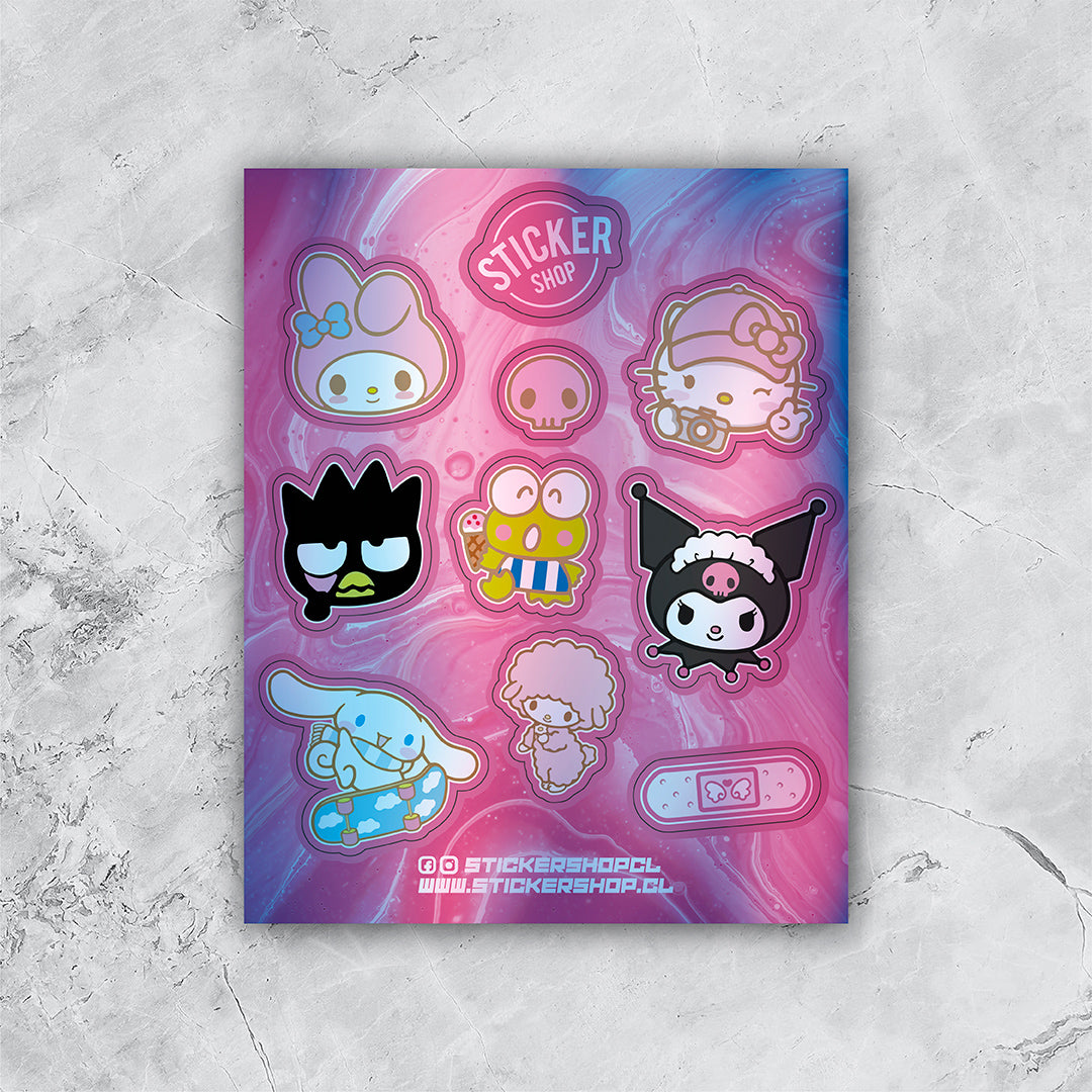 Lámina de Stickers L6