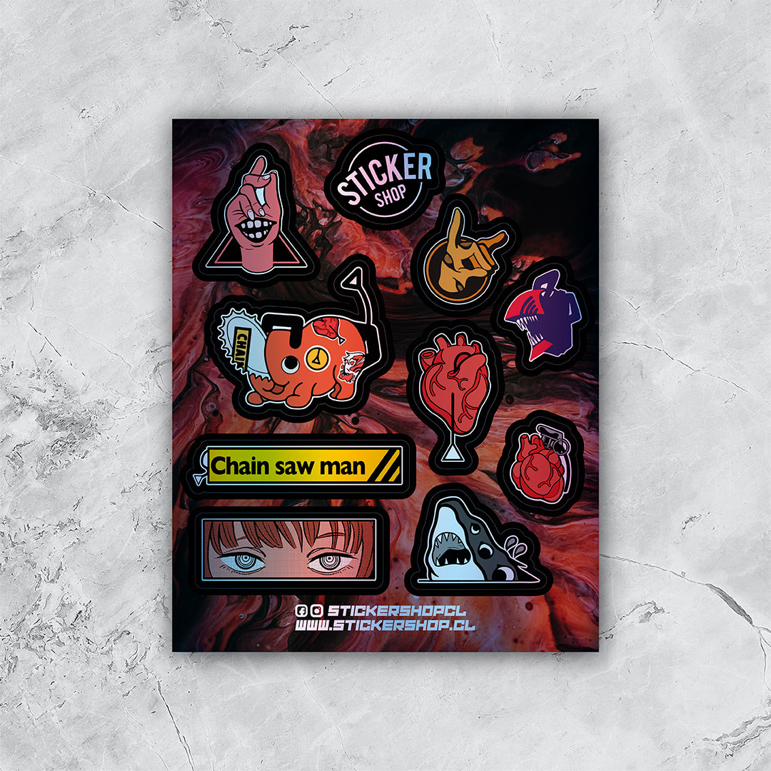 Lámina de Stickers L8