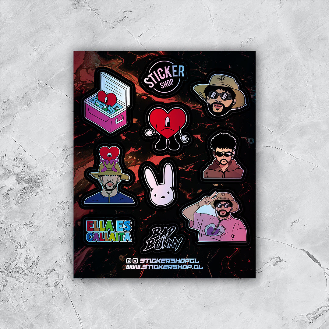 Lámina de Stickers L9