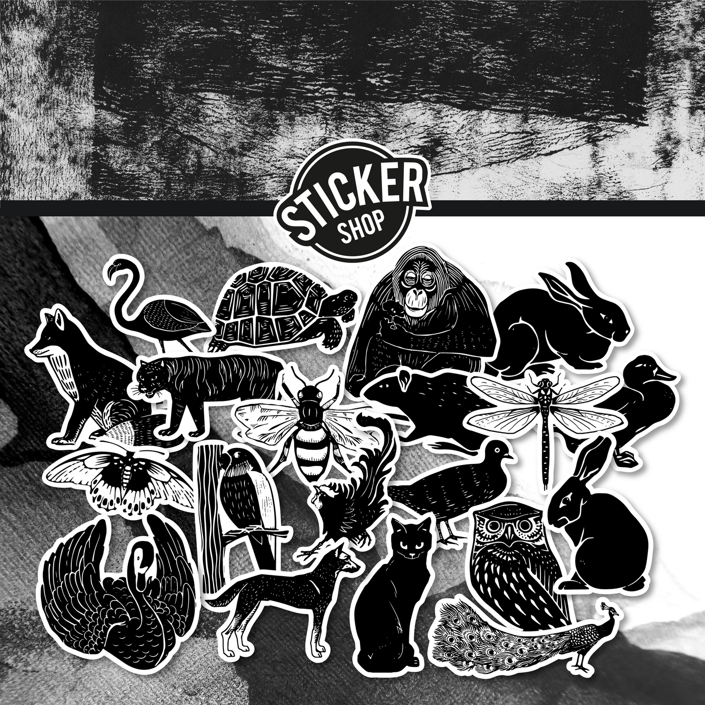Pack de 20 stickers N63