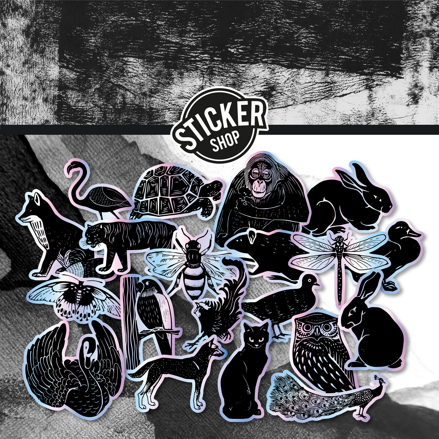 Pack de 20 stickers N63