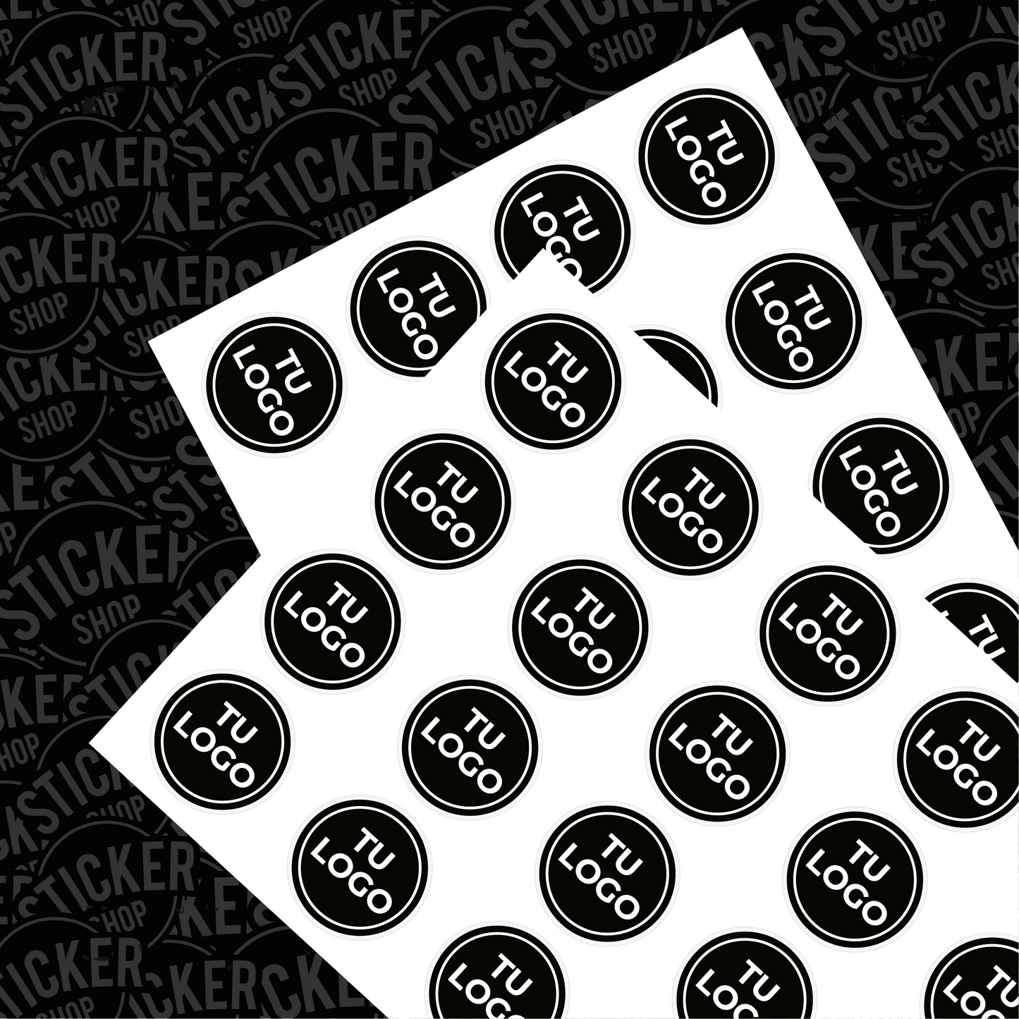 1.000 stickers de 10x10 cm
