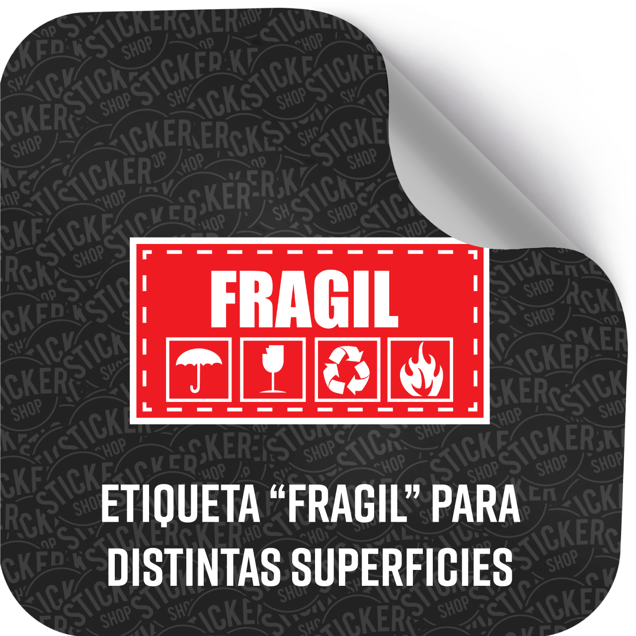 Etiqueta "FRAGIL"