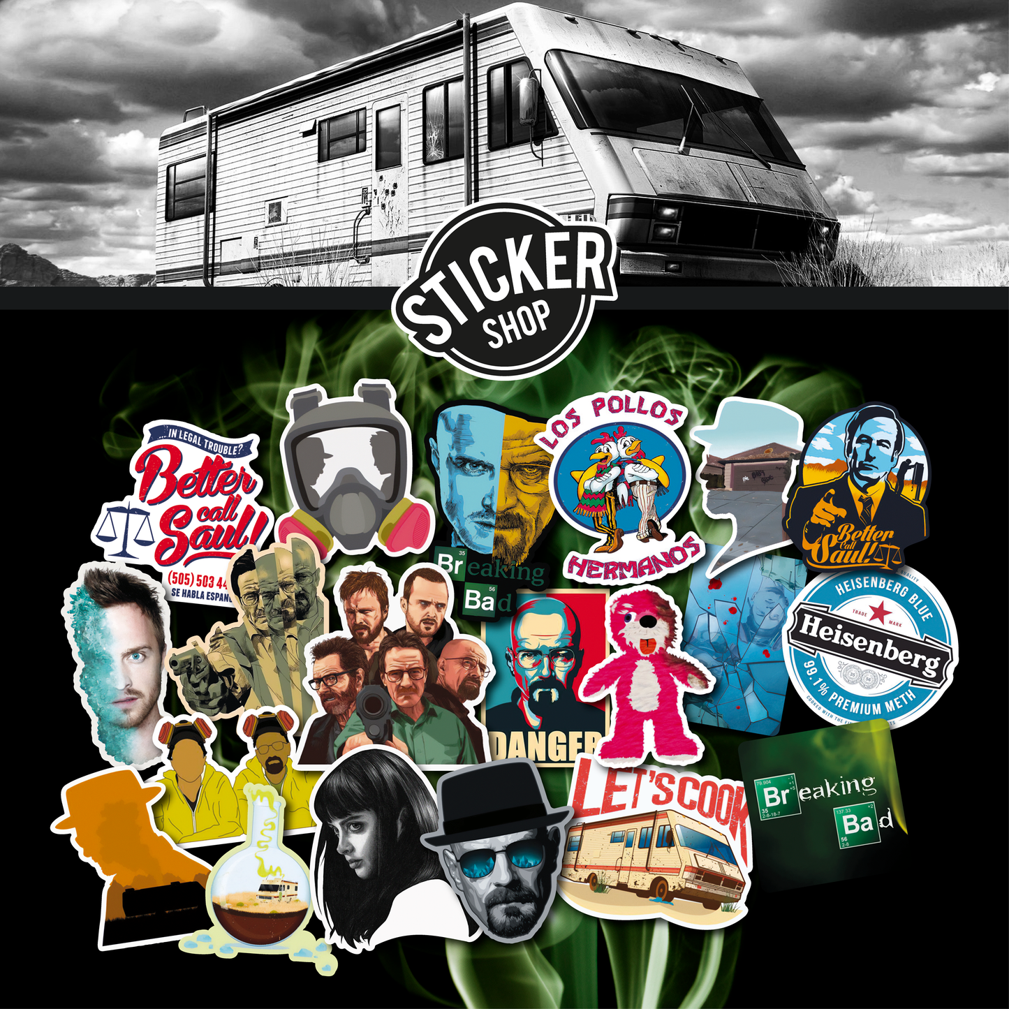 Pack de 20 stickers N19
