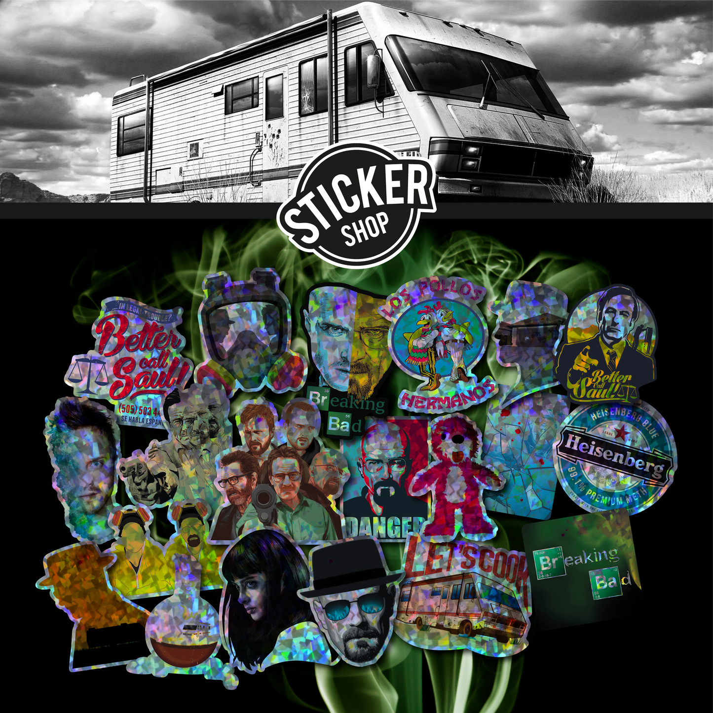 Pack de 20 stickers N19