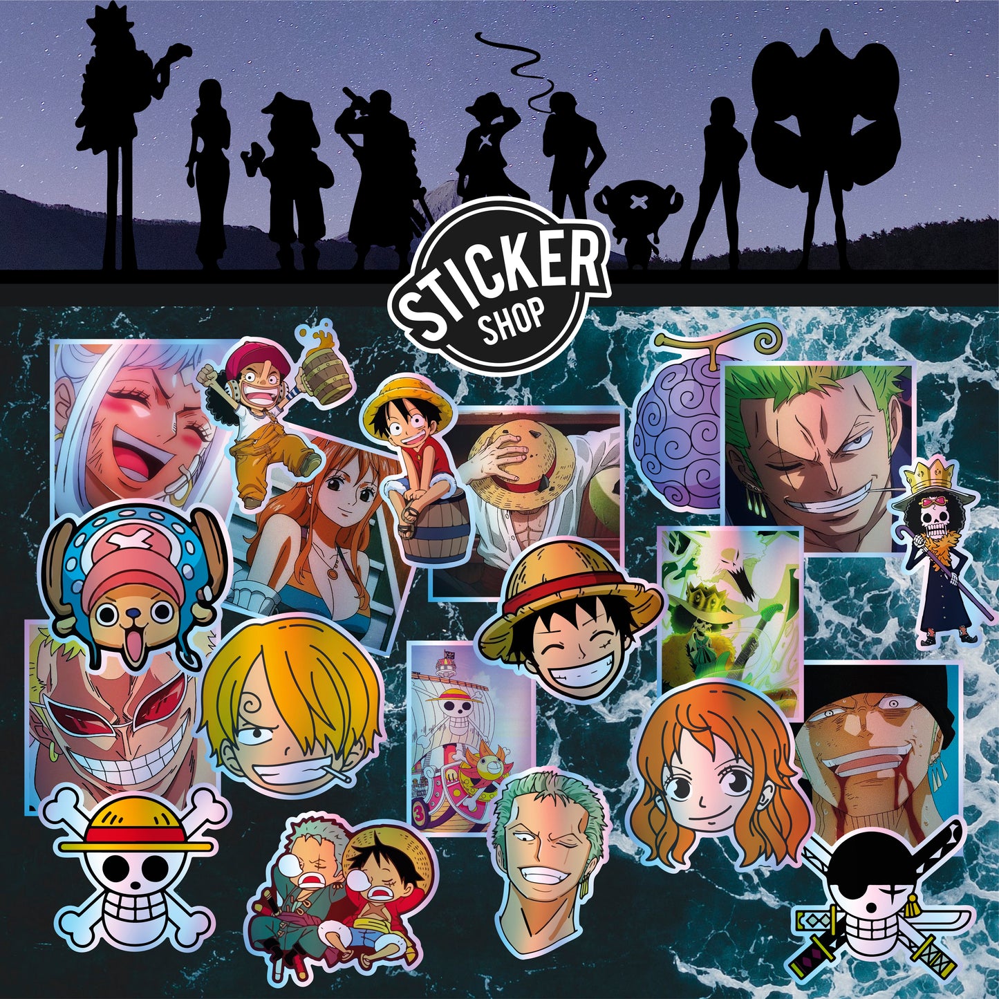 Pack de 20 stickers N1