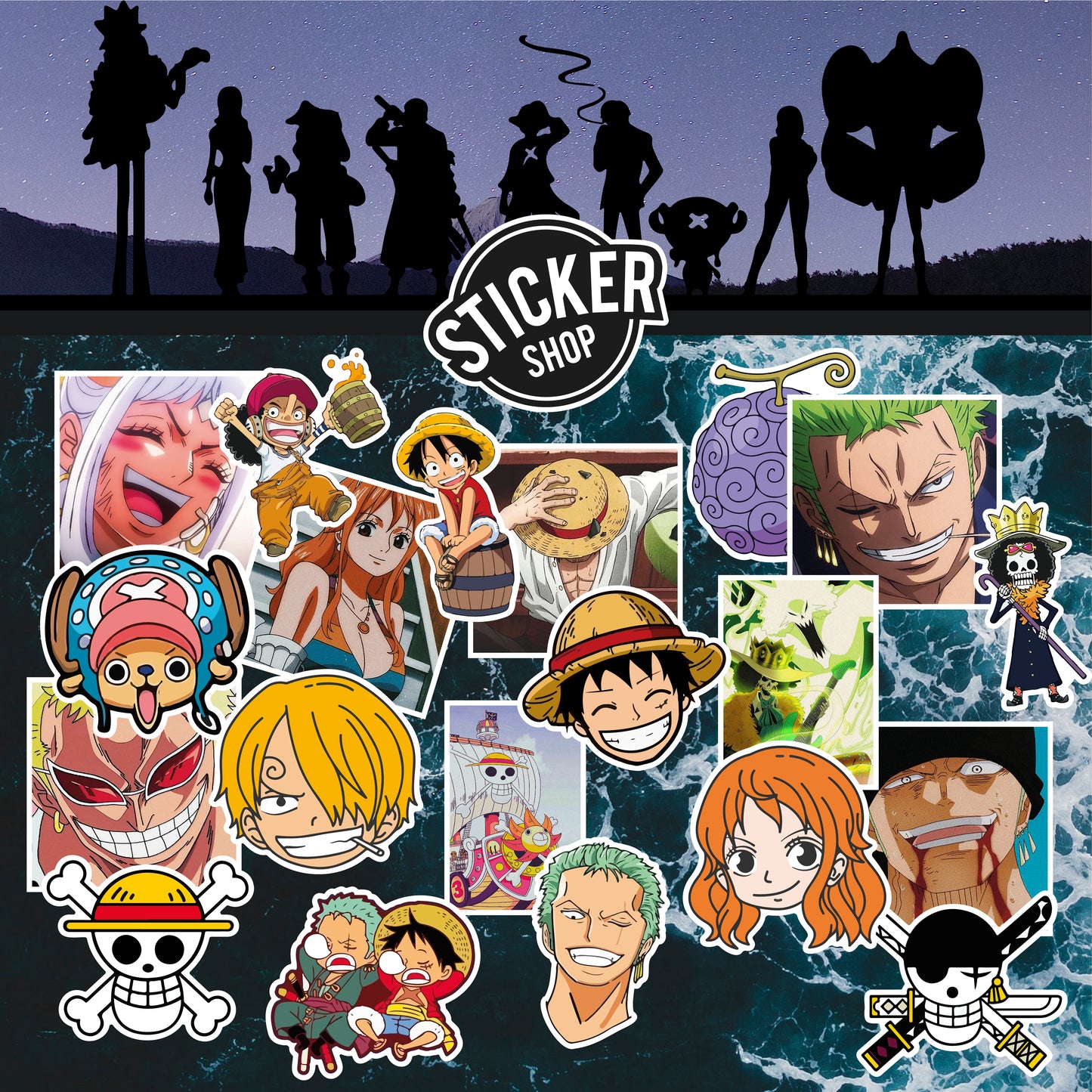 Pack de 20 stickers N1