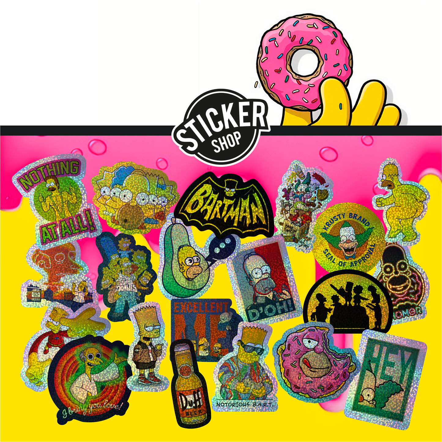 Pack de 20 stickers N25