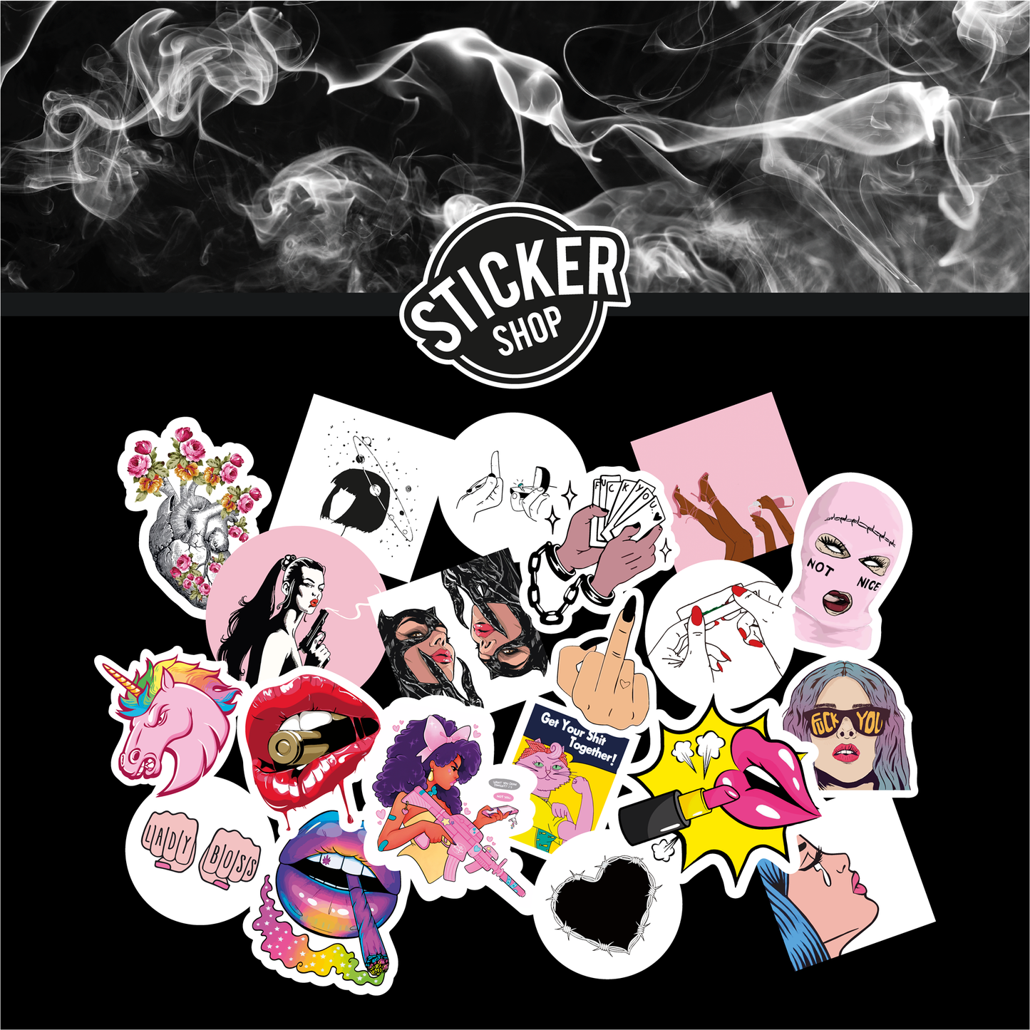 Pack de 20 stickers N3