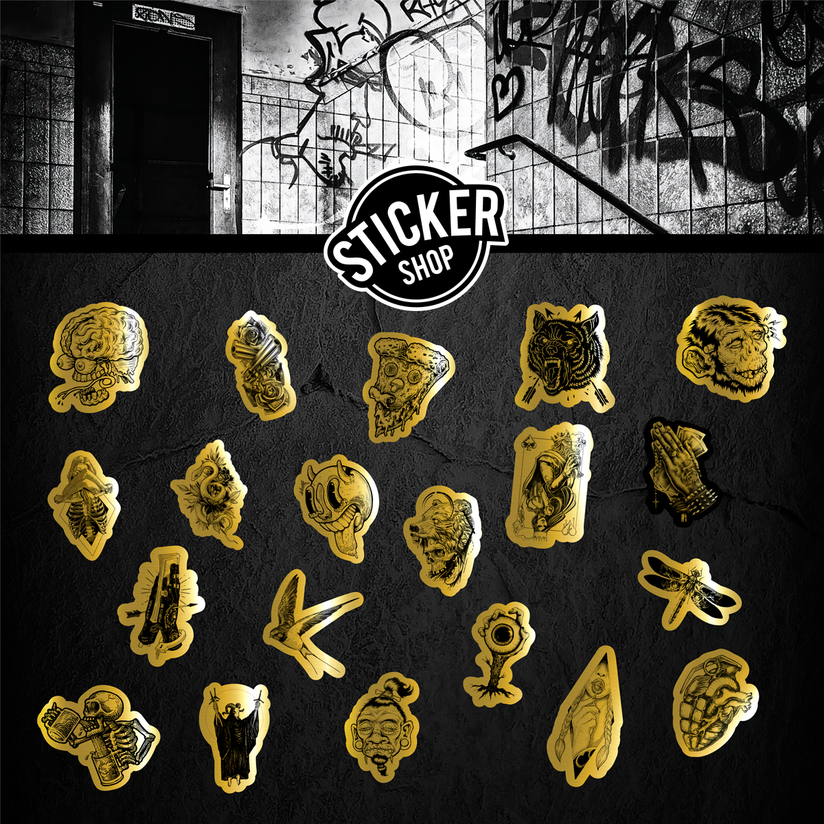 Pack de stickers N37