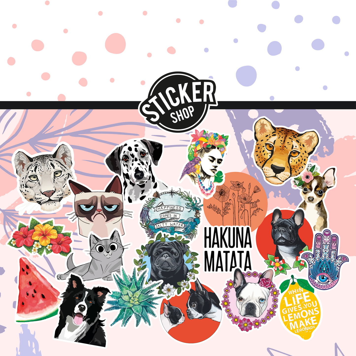 Pack de stickers N52