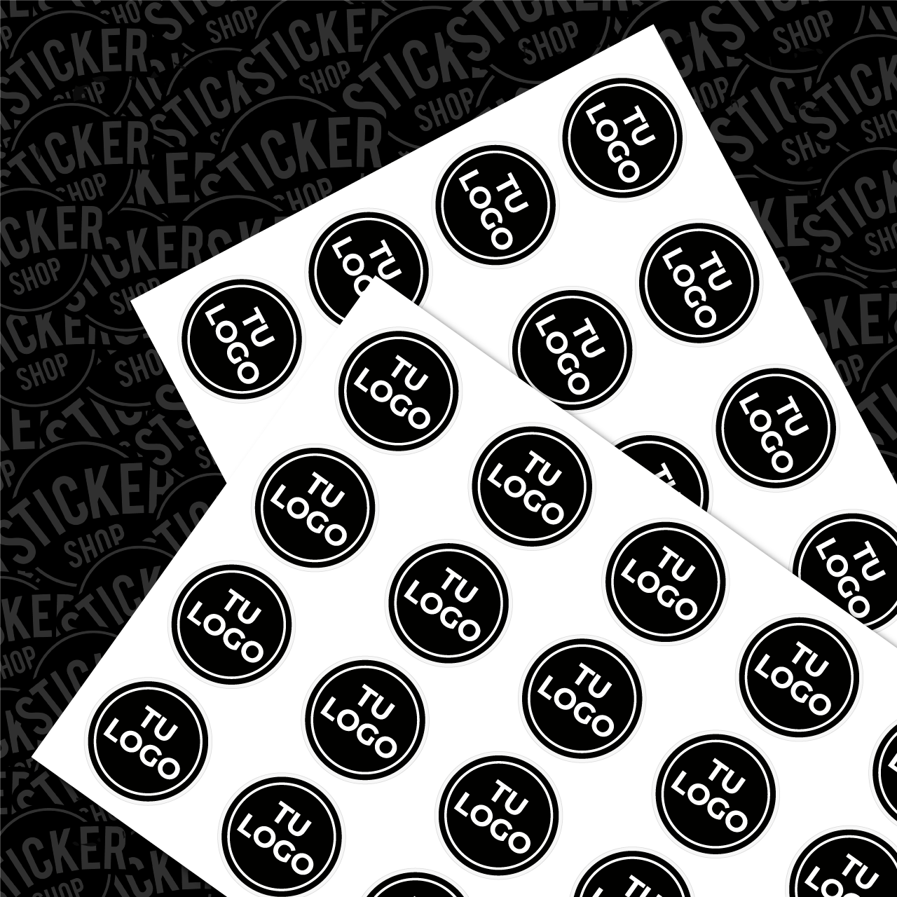 Stickers de 3x3 centímetros