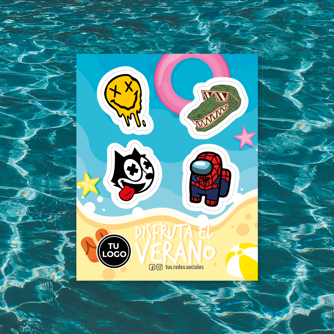 Lamina de Stickers Personalizada