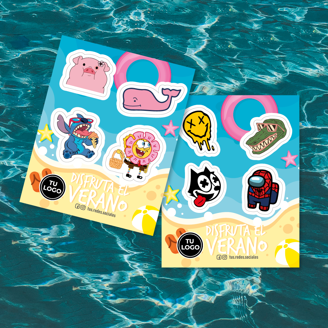 Lamina de Stickers Personalizada