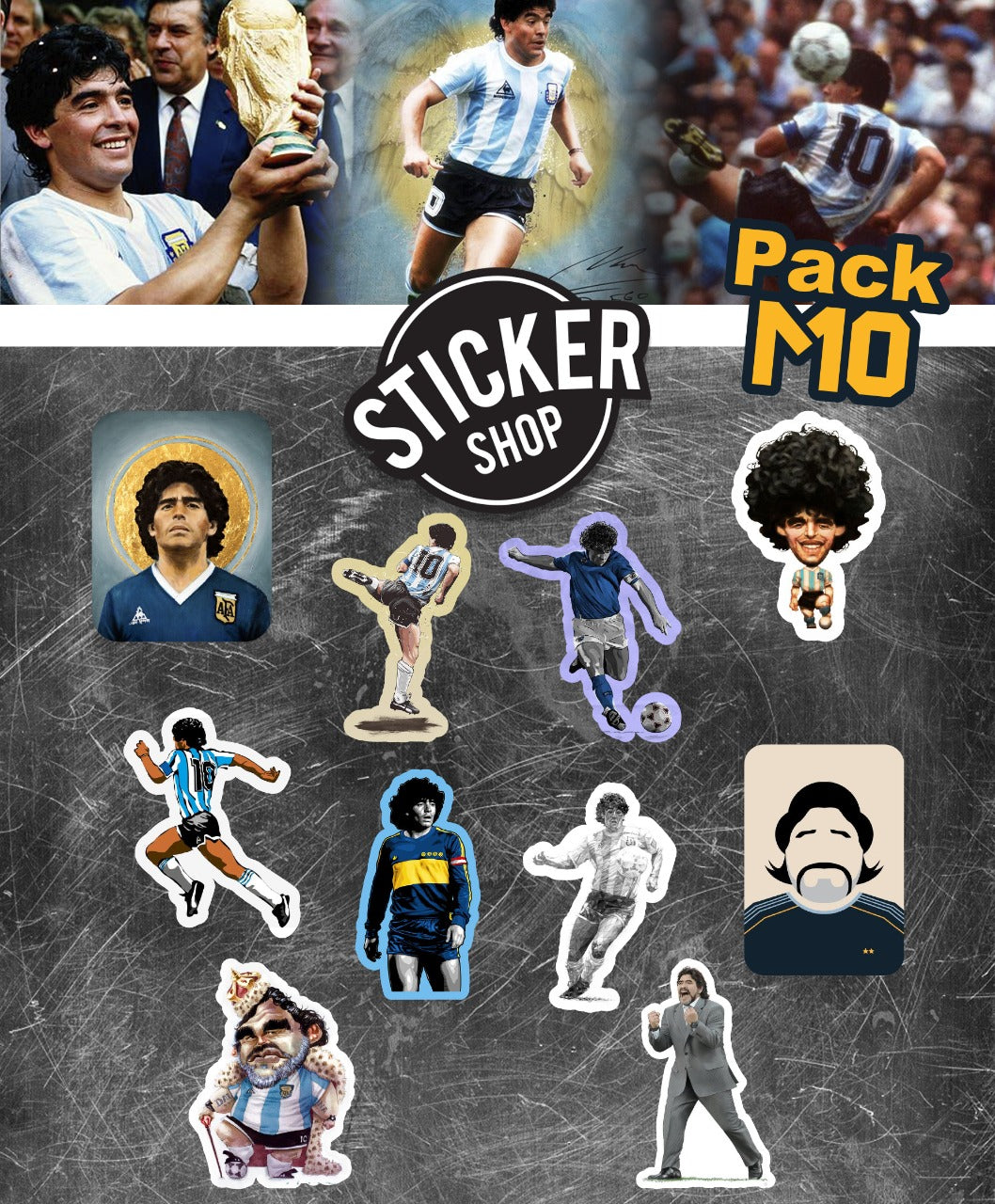 Pack de Stickers M10 - OUTLET