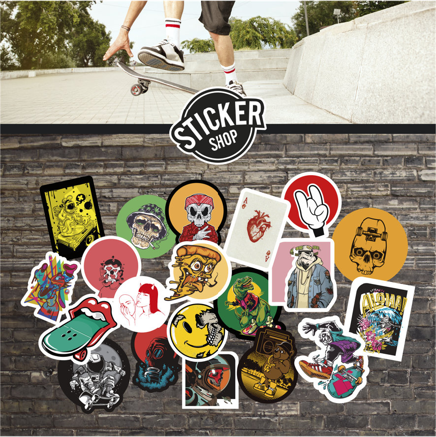 Pack de 20 stickers N7