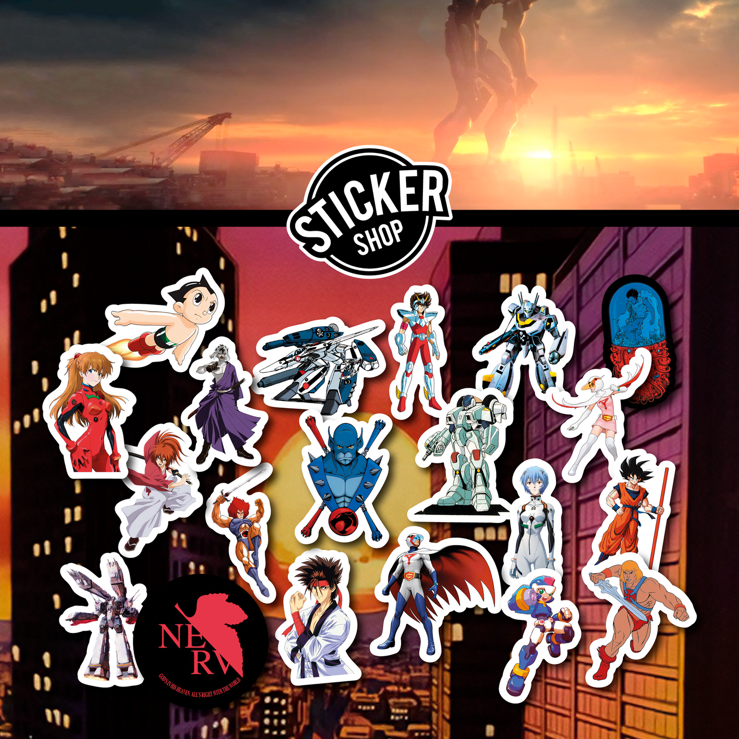 Pack de 20 stickers N21