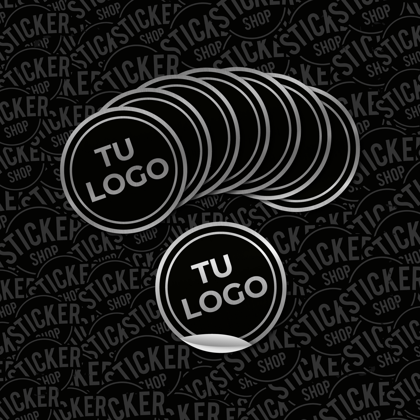 1.000 stickers de 10x10 cm