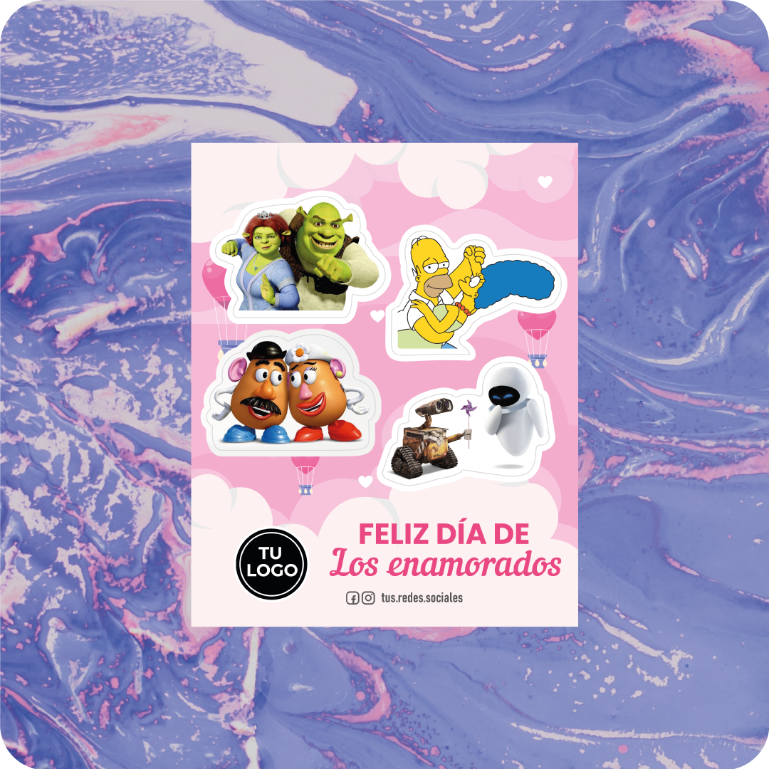 Lamina del Día de los Enamorados 3