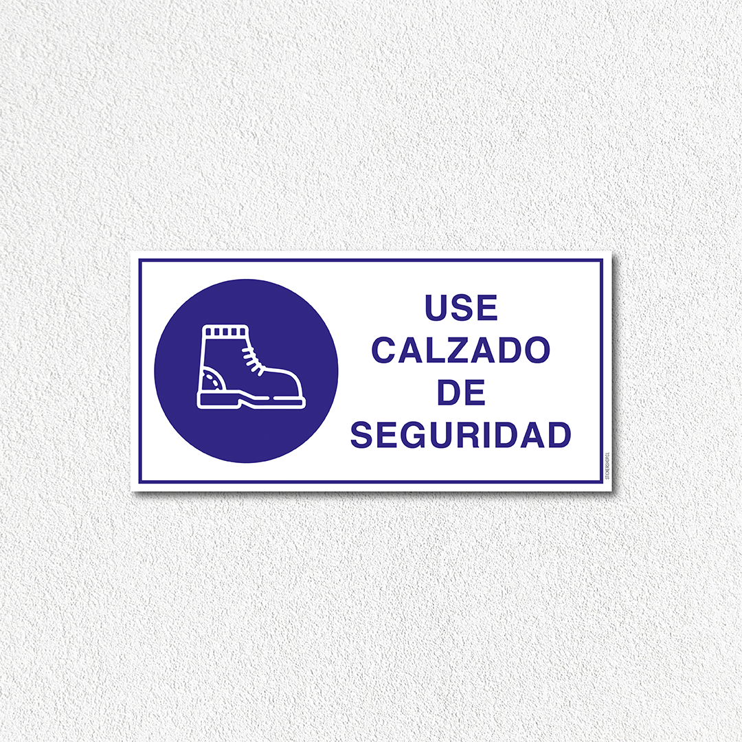 Mandatoria - Use calzado de seguridad