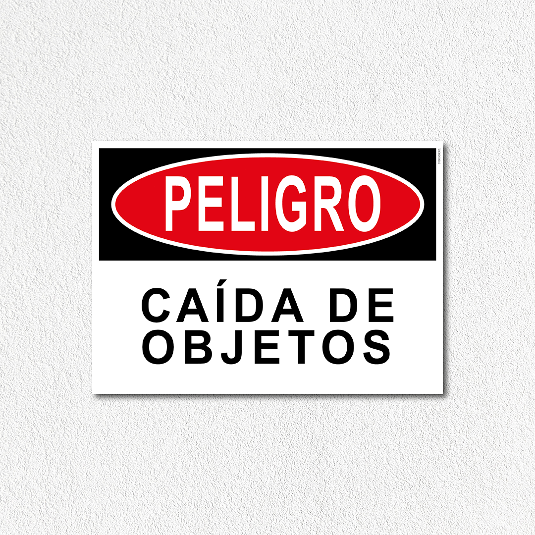 Peligro - Caída de objetos