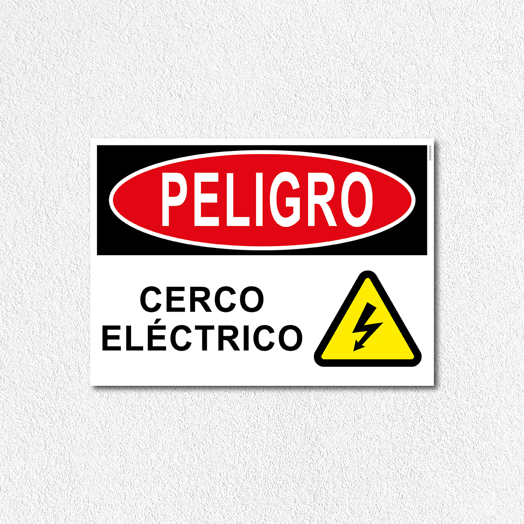 Peligro - Cerco eléctrico