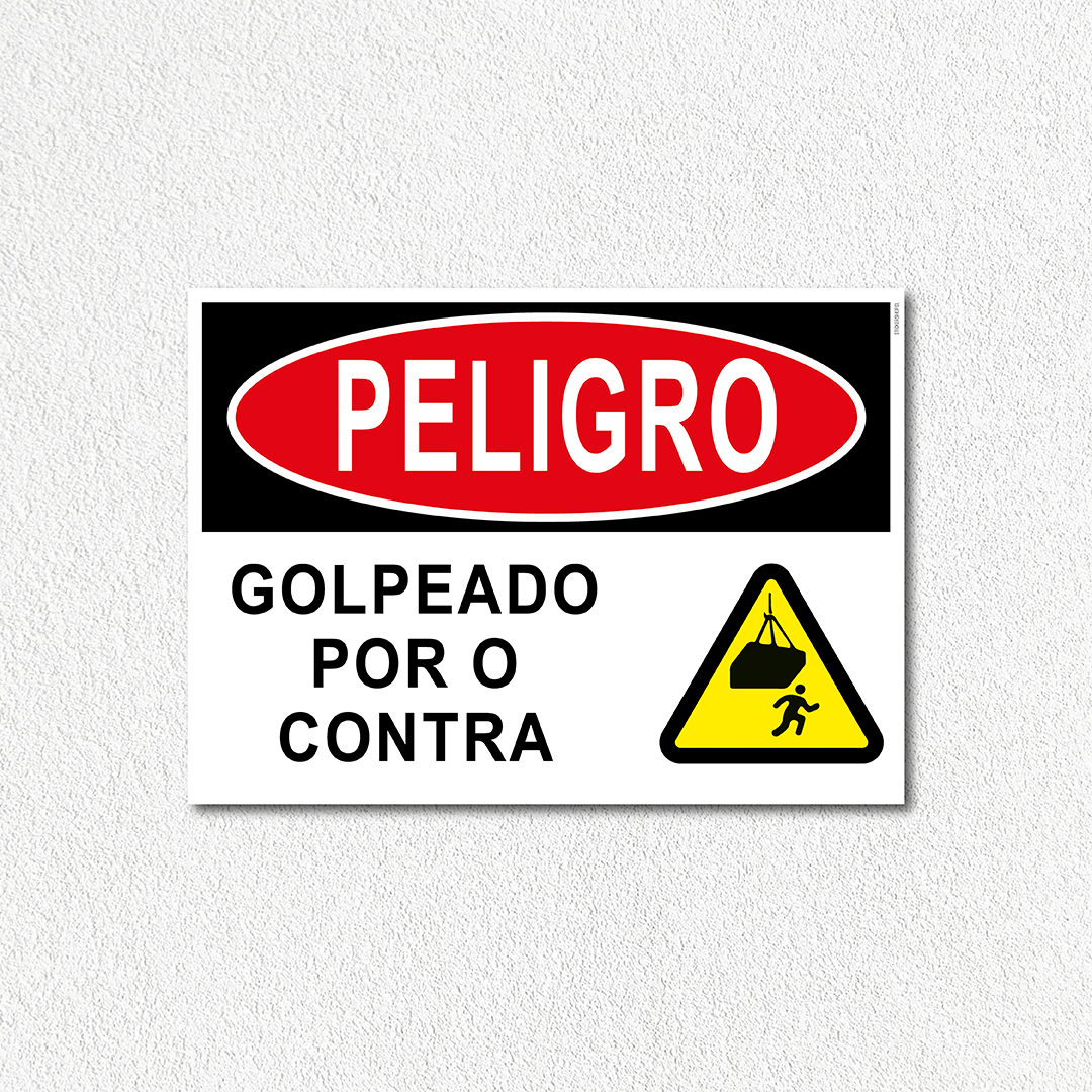 Peligro - Golpeado por o contra