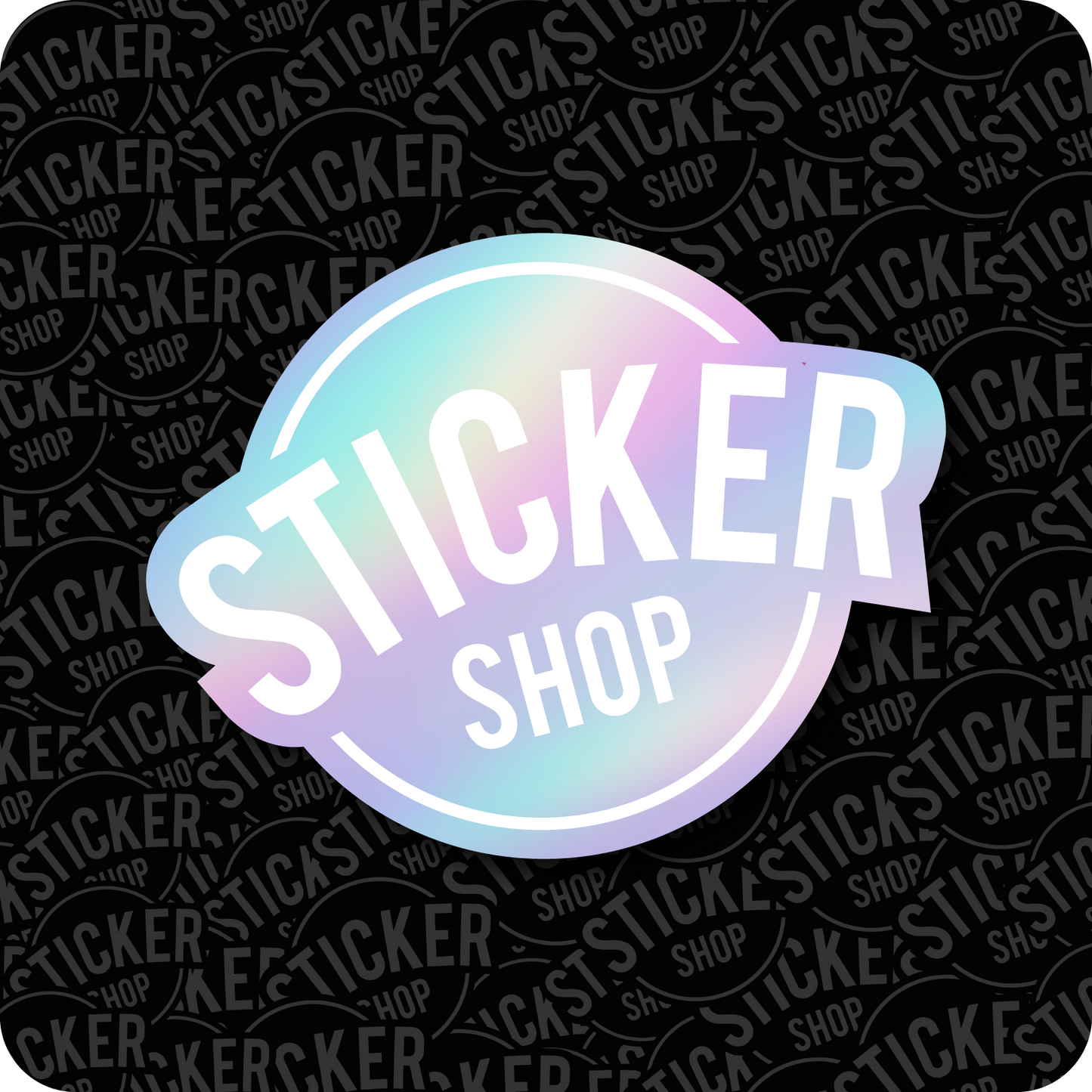 Stickers Tornasol con Tinta Blanca