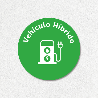 Sticker - Vehículos Híbridos (Decreto 145 Chile)