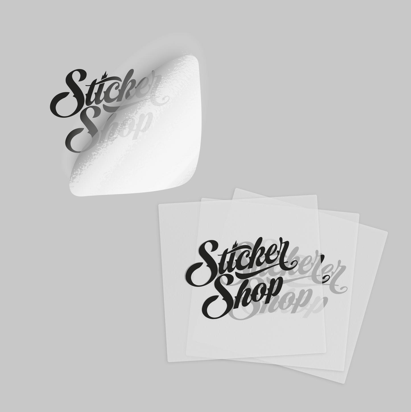 Stickers impresos en DTF UV