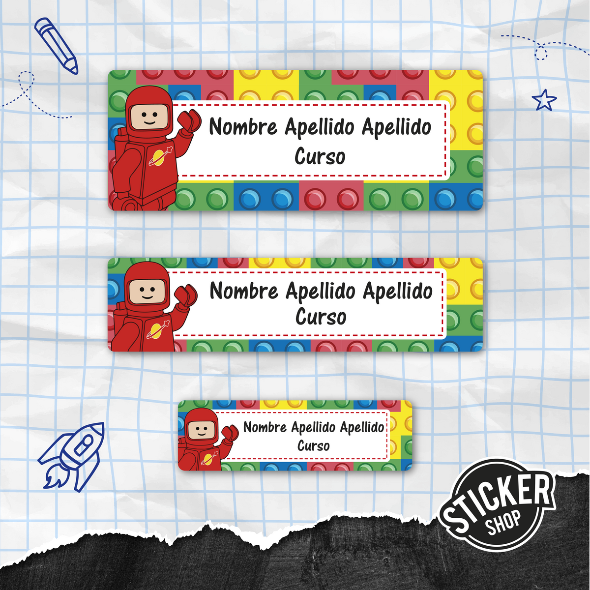 Sticker Escolar Pack Escolar E93 – StickerShopcl