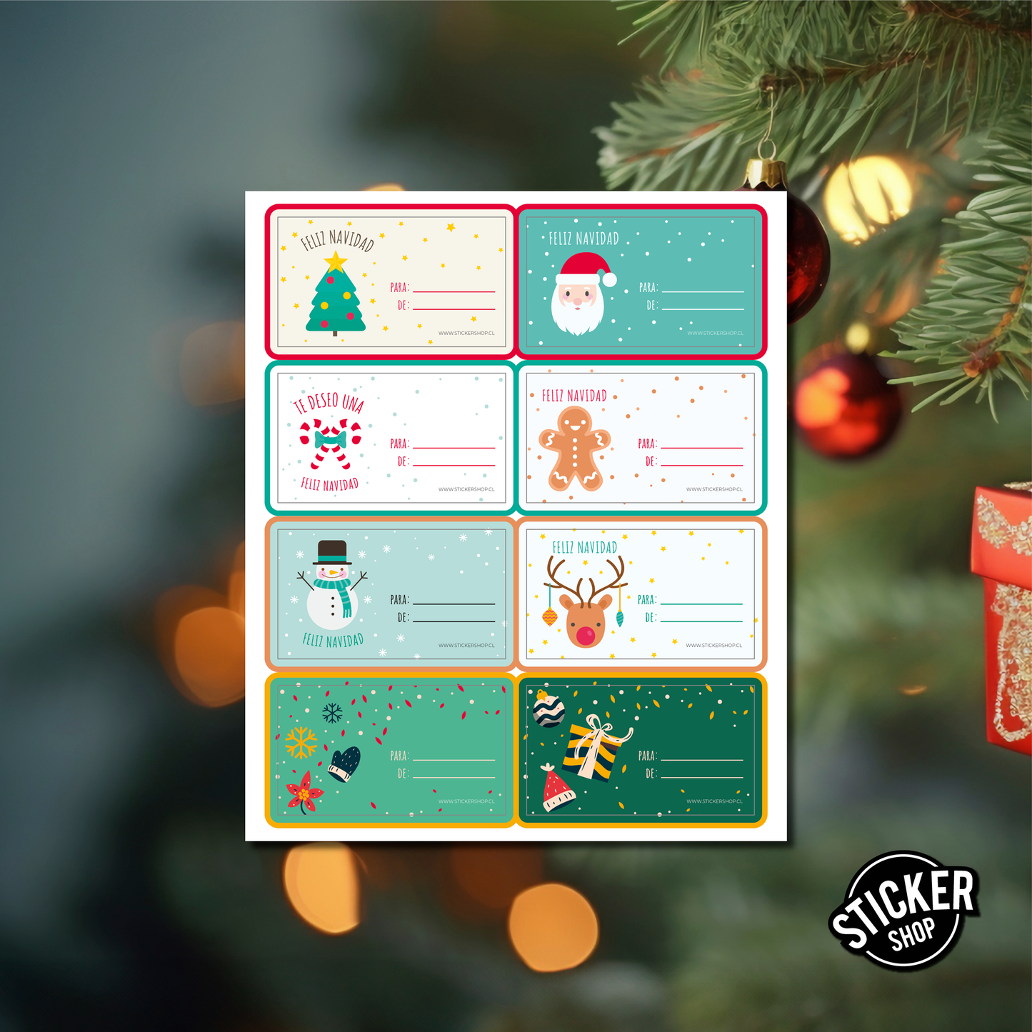 Etiquetas Navideñas