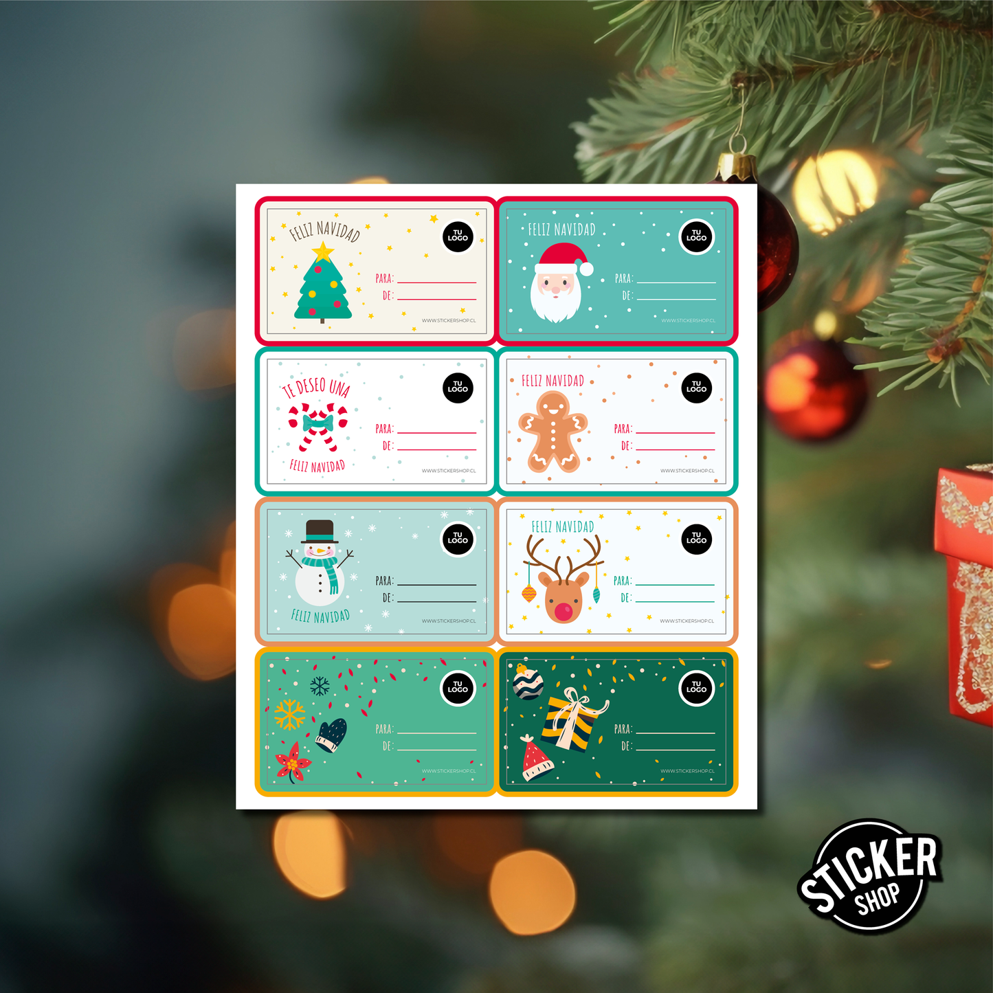 Etiquetas Navideñas
